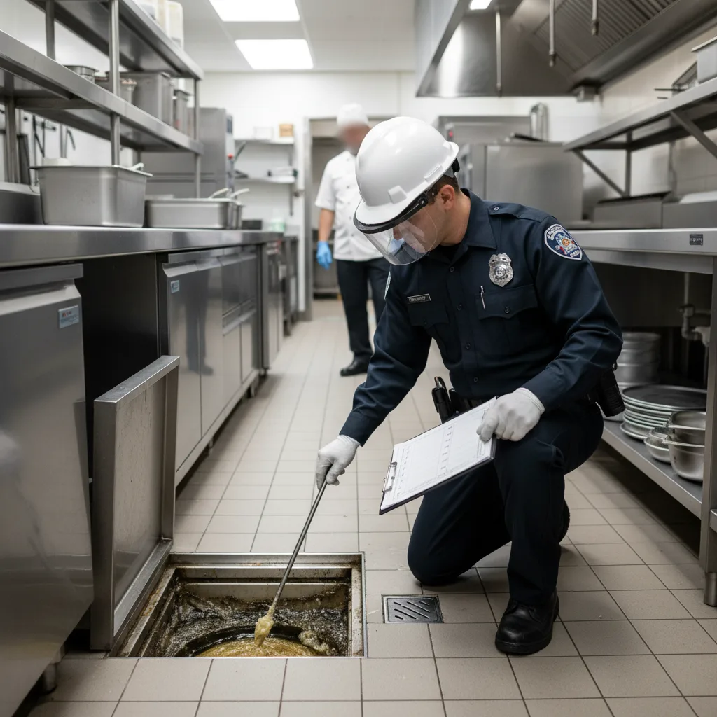 Grease trap service