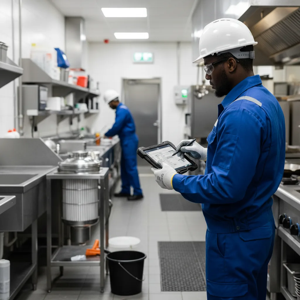 Grease trap service
