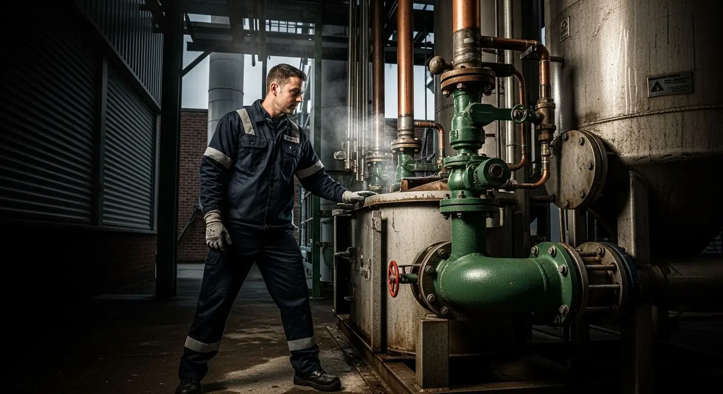 Grease trap contractor at work, Baltimore MD